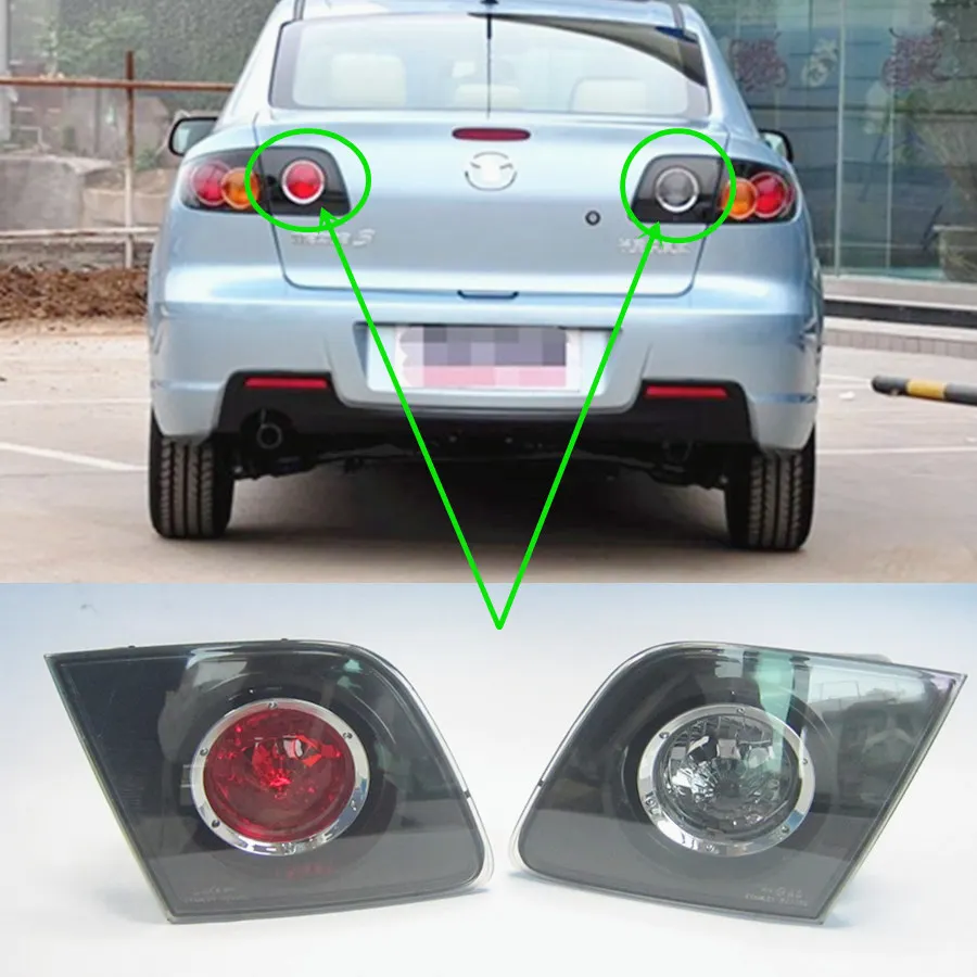Tanie Akcesoria samochodowe części karoserii wewnętrzna lampa tylna do Mazda 3 2005 do