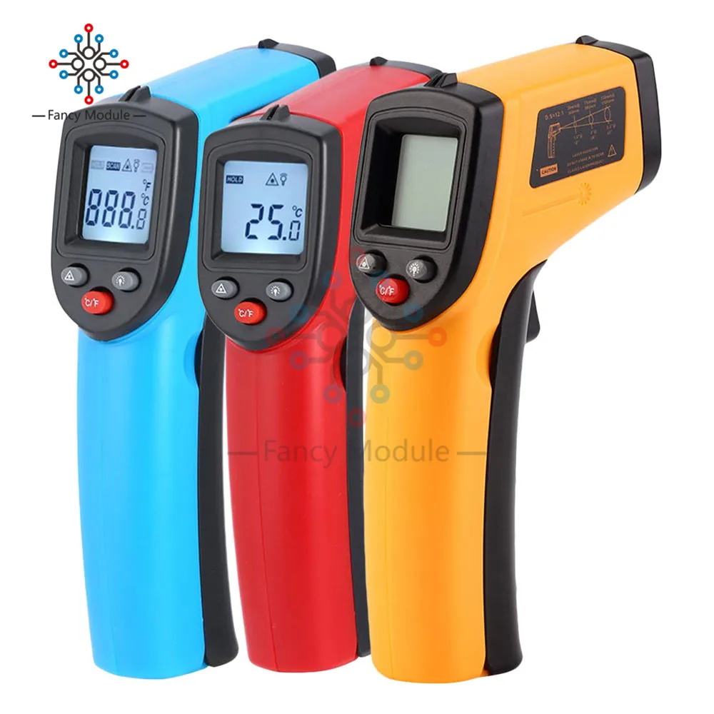 GM320 Non-contact LCD IR Laser Infrared Gun Thermometer Temperature Meter Tester 
