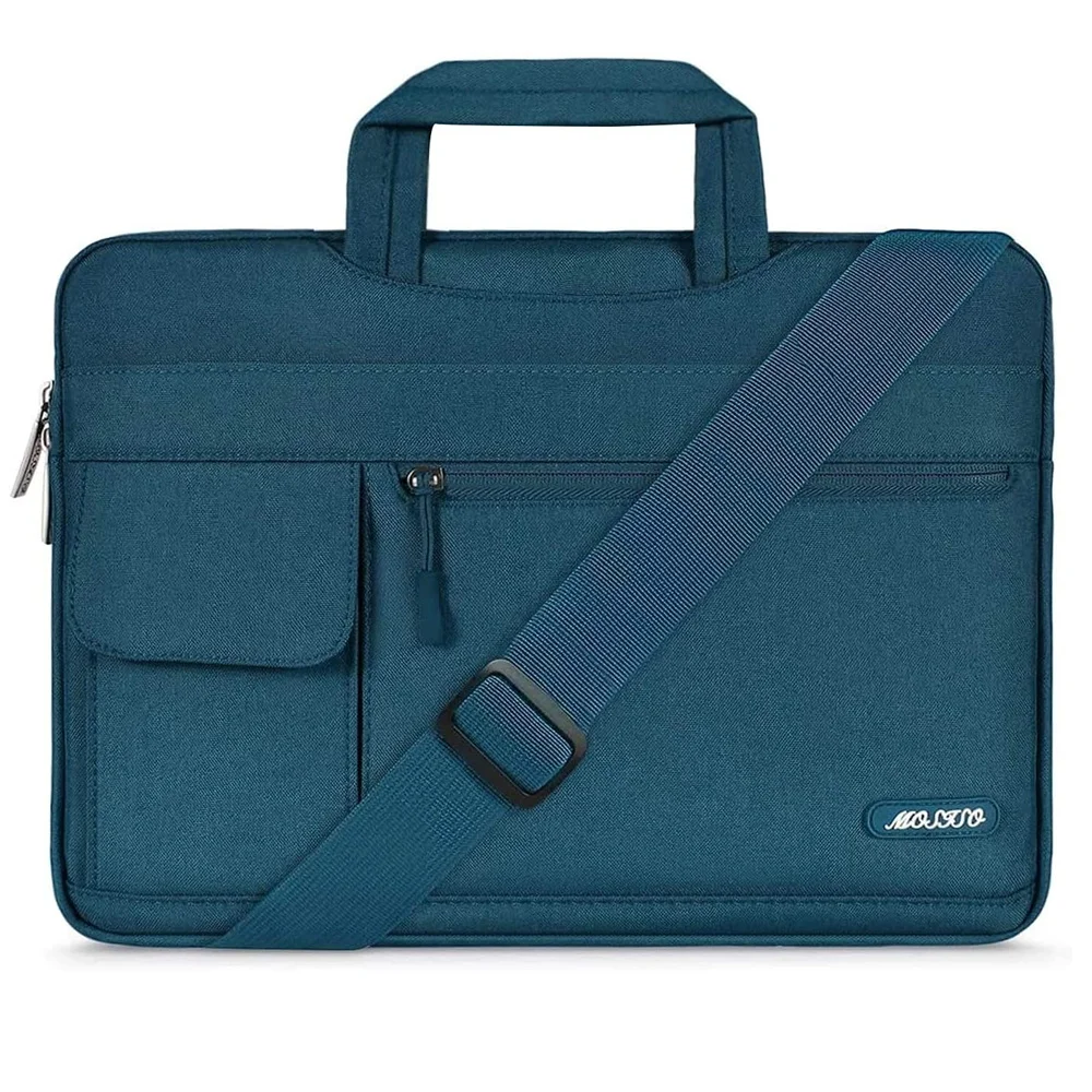 Bolsa para Portátil Case à Prova Impermeável Água Notebook Bolsa do Mensageiro 13.3 14 15.6 17.3 Polegada Luva do Portátil para Macbook Lenovo hp Asus Acer - Imagem 2