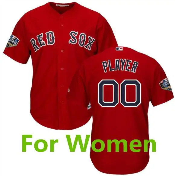 For women Мужские Boston Давид Ортис Mookie Betts индивидуальные личности любое имя номер wo мужчины девушки молодежи Дети Джерси мира - Цвет: For women