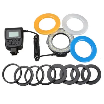

HD-130 LED Ring Photography Speedlight Light Flashlight Filling Lamp Digital Single Lens Reflex Camera Macro Ring Flashing Lamp