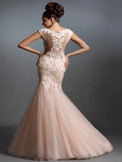 Сексуальная Прозрачная Кружевная Вечеринка robe de soiree courte сари vestidos de formatura Русалка Длинные платья для матери невесты