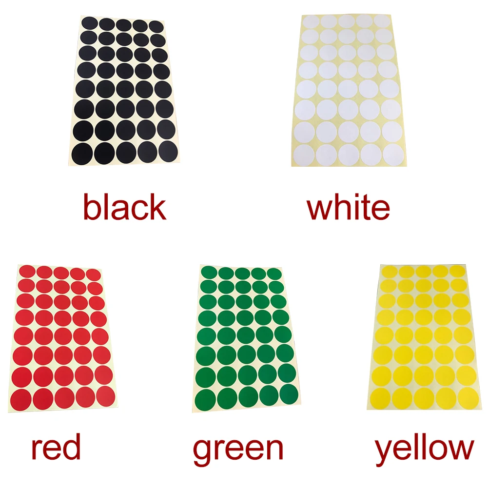 25mm Dots Self Adhesive Coding School Office Writing Filling Round Circle Scrapbooking DIY Label Sticker Notes Blank Sticky