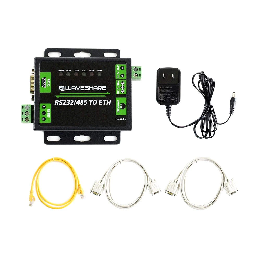 

RS232 485 TO ETH Webpage Industrial Name Resolution RJ45 Networking Module Computer DNS Converter TCP UDP Accessories