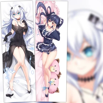 

Anime Pillow Cover Hyperdimension Neptunia Black Heart Noire Sexy Girl Throw Pillow Cover Hugging Pillowcase Otaku Dakimakura