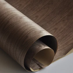 Craft Paper American Walnut Natural Wood Veneers For Home Dector Art