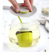 Безопасный и экологичный силикагель для заваривания чая, устойчивый к высокой температуре утечки чая, фильтр для чая может быть очищен