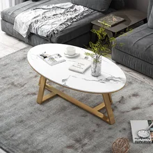 Simple Iron Marble Coffee Table In The Living Room Balcony Coffee Milk Tea Shop Office Level Coffee Table Combination Tea Table simple tea table tea table balcony leisure small table