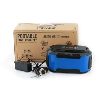 

60000mAh Portable Solar Generator Inverter UPS Energy Storage Box Fast Charge Outdoor Camping Emergency AC/DC Mobile Power