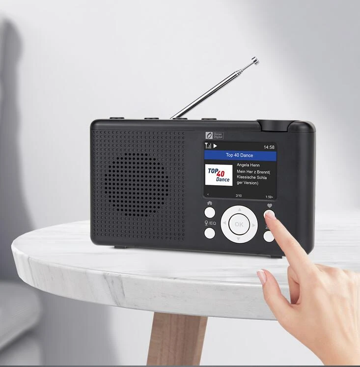 Ocean Digital Wr23d Portable Wifi Radio Bluetooth Speaker Multifunctional Fm Digital