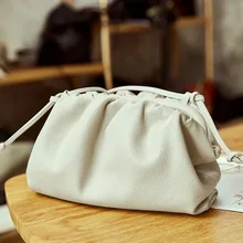 Сумки из натуральной коровьей кожи, роскошный вечерний клатч, женские сумки через плечо, индивидуальная дизайнерская посылка в форме облака