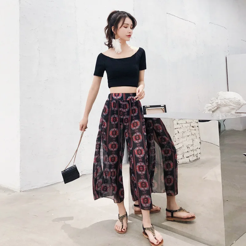 

Split Type Swimsuit Women's Conservative Students Three-piece Set Sexy Small Bust Gathering Fashion Slimming Skirt Bubble Hot Sp