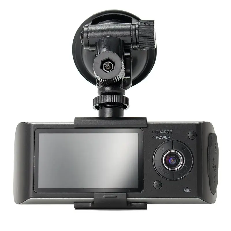 G-Сенсор с режимом ночной съемки, g-сенсором и Двойной объектив Gps Камера Hd Автомобильный видеорегистратор Даш Cam автомобильная видео Регистраторы