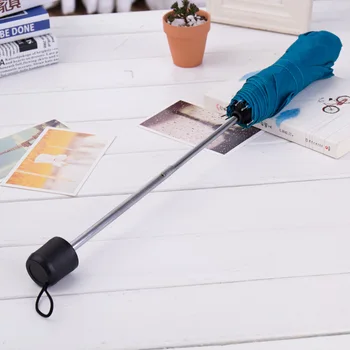 

Mini Compact Sun Rain Travel Umbrella Lightweight Portable Outdoor Umbrella Short-handled Folding BDF99