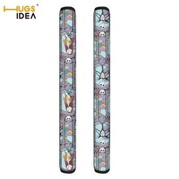 

Jack Skellington Design Refrigerator Door Handle Covers Nightmare Before Christmas Print Ovens Protector Handle Gloves