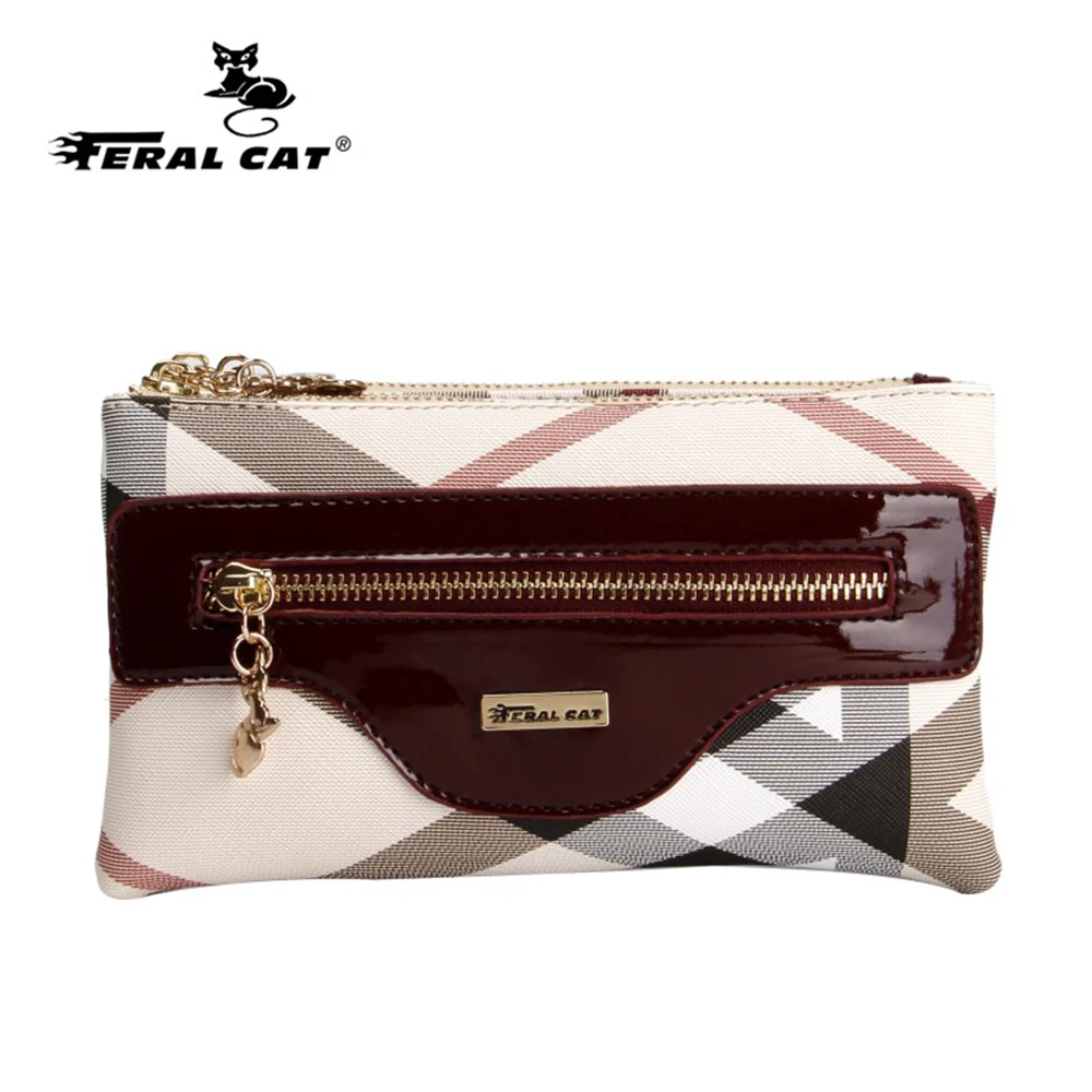 

New Arrival Women Wallet Wrist Handle Phone Case Long Section Money Pocket Clutch Handbag Women's Purse Card Holders 2020