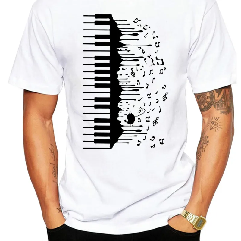 Speg/Повседневная Футболка дизайнерские футболки с надписью Best Song Piano Keys футболка