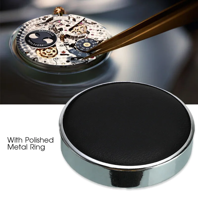 53mm Watch Movement Casing Cushion PU Watch Case Cushion Watch Jewelry