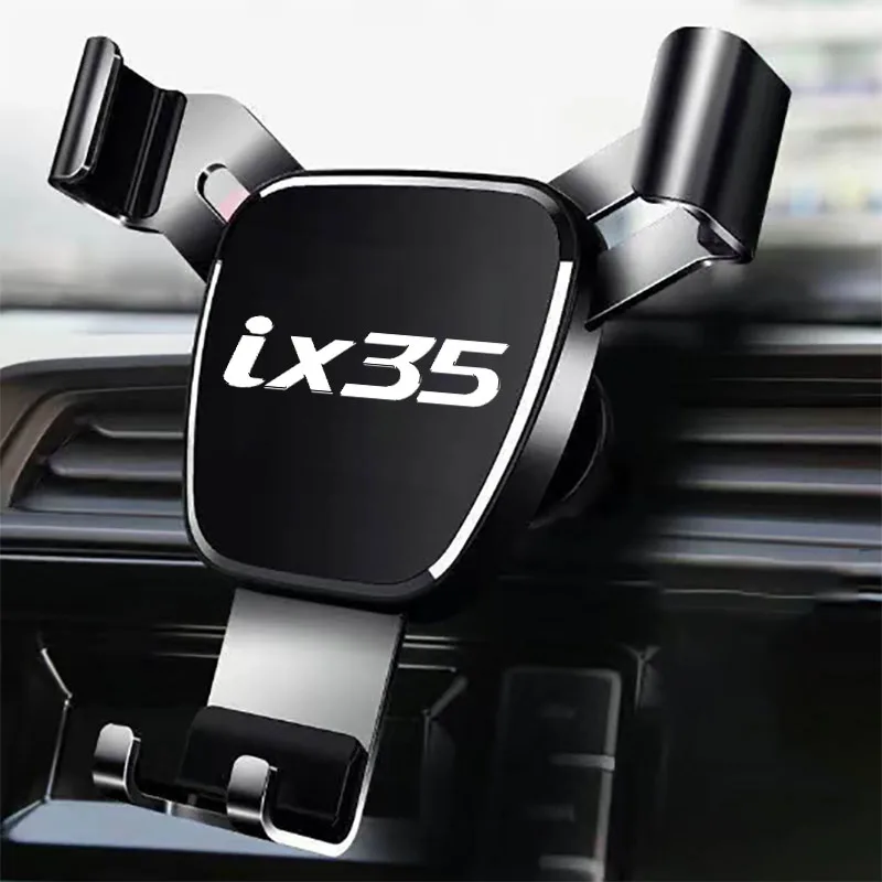 Car Phone Holder Stand For Hyundai Accent Elantra Tucson i10 i40 i20 i30 Azera GDi In Air Vent Mount Logo Support | Автомобили и