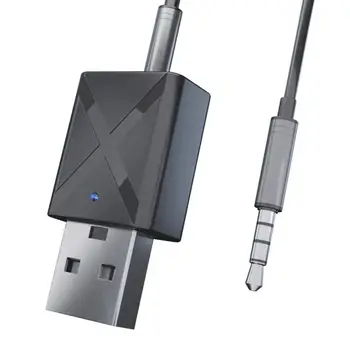 

New Usb Transmitter Receiver 2-In-1 Wireless Audio Adapter 5.0 Tv Computer Car Broad Compatibility Rx Mode