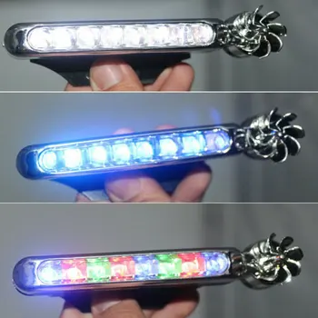 

1PCS 8 LED DRL Daylight Headlight Lamp Wind Power Generation Car Daytime Running Lights Decorative Light Waterproof Durable