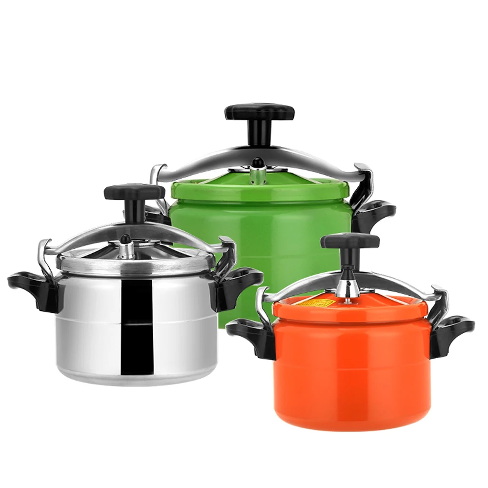 

Pressure Cooker Aluminum Explosion-Proof Pot Cooking Stovetop Outdoor Camping Travel Pot High Elevation Pressure picnic pan 2-3L