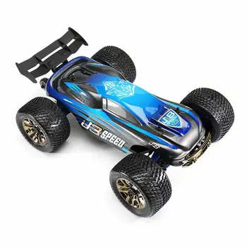 شراءمركبة سباق JLB من LeadingStar طراز 1/10 J3 سرعة 120A 4WD 2.4 جيجا هرتز تروجي RC سيارة RTR مع جهاز إرسال لعبة سيارة Outodod Vegicle