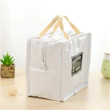 DL Южная Корея белый воротник Ланч кожа PU портативный пикника изоляционная сумка Ланч Завод канцелярские принадлежности офисные принадлежности для