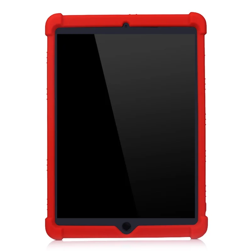 Red Мягкий силиконовый чехол из поликарбоната для iPad 10,2 7го поколения A2200 A2198 чехол противоударный с подставкой детский чехол для iPad Pro 10,5 Air 3 Funda - Цвет: Red