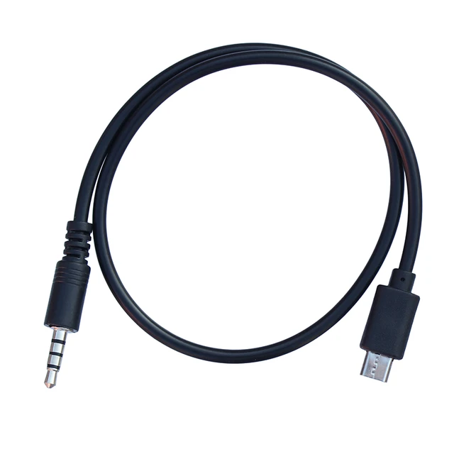 3.5mm Male to Micro USB Male Audio AUX Adapter Connector Cable 40cm -  AliExpress