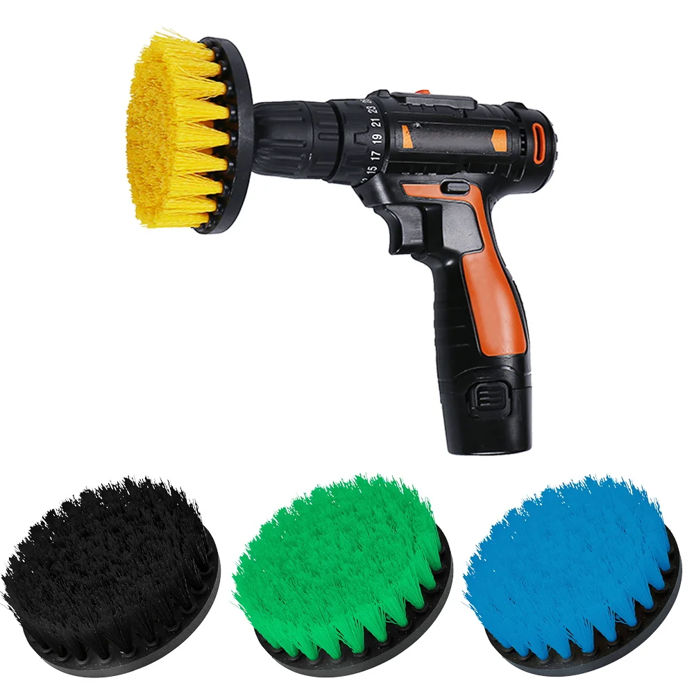 

1pc Power Scrubber Brush 4'' Wheel Brush Car Washing Drill Brushes for Rims Wash Bathroom Tub Shower Floor Cleaning Tool