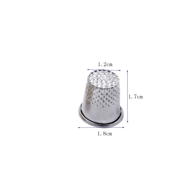New 3pcs Finger Thimble Sewing Grip Metal Shield Protector Pin Needle Craft Tool 