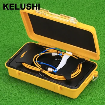 

KELUSHI OTDR Extend Launch Cable Box 1km SM 9/125 Connectors OTDR Dead Zone Eliminator 1310/1550nm Fiber Tools