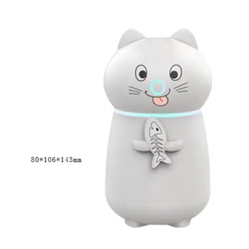 

Cute Pet Air Humidifier Purifier Ultrasonic Mist Maker with LED Light USB Fan