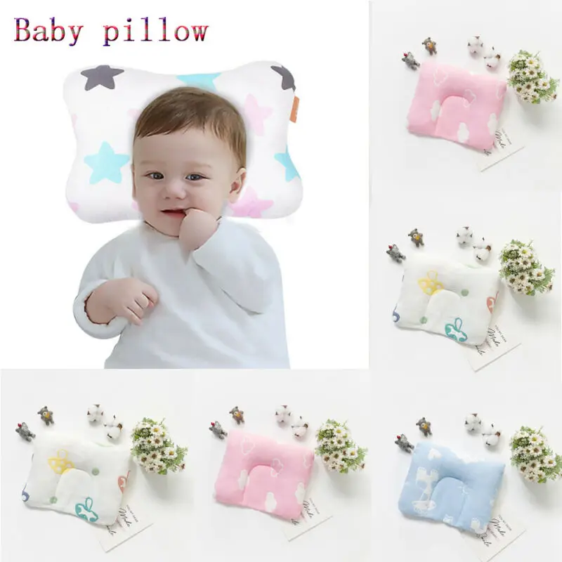 Подушка для защиты головы новорожденного ребенка, подушка для детской кроватки, предотвращающая появление плоской головы, подушка для сна, поддерживающая форму, подушка