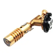 Газовые зажигалки с бутановым пламенем, металлический газовый фонарь для пикника, барбекю, портативная зажигалка с зажиганием, кухонная посуда, кухонные принадлежности для барбекю