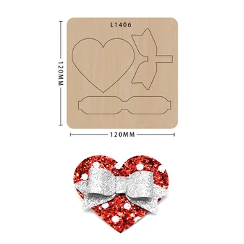 

Knife mold cut machin new type bow tie scrapbook cutting dies die-cut wooden die suitable for big shot die-cutting machines