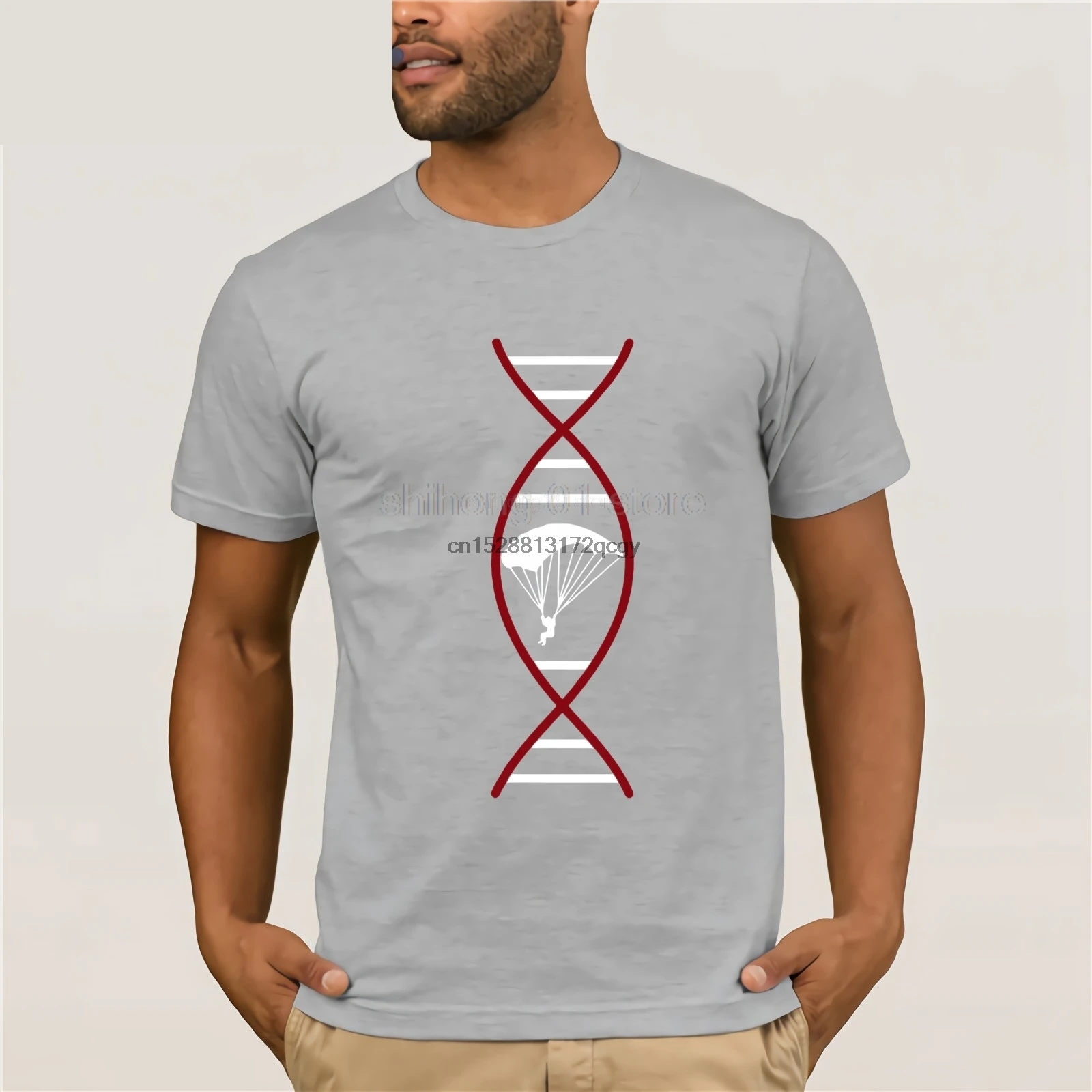 La Maxza Design футболка Homme Building Dna Skydiver для мужчин с коротким рукавом отдыха мужская 2018