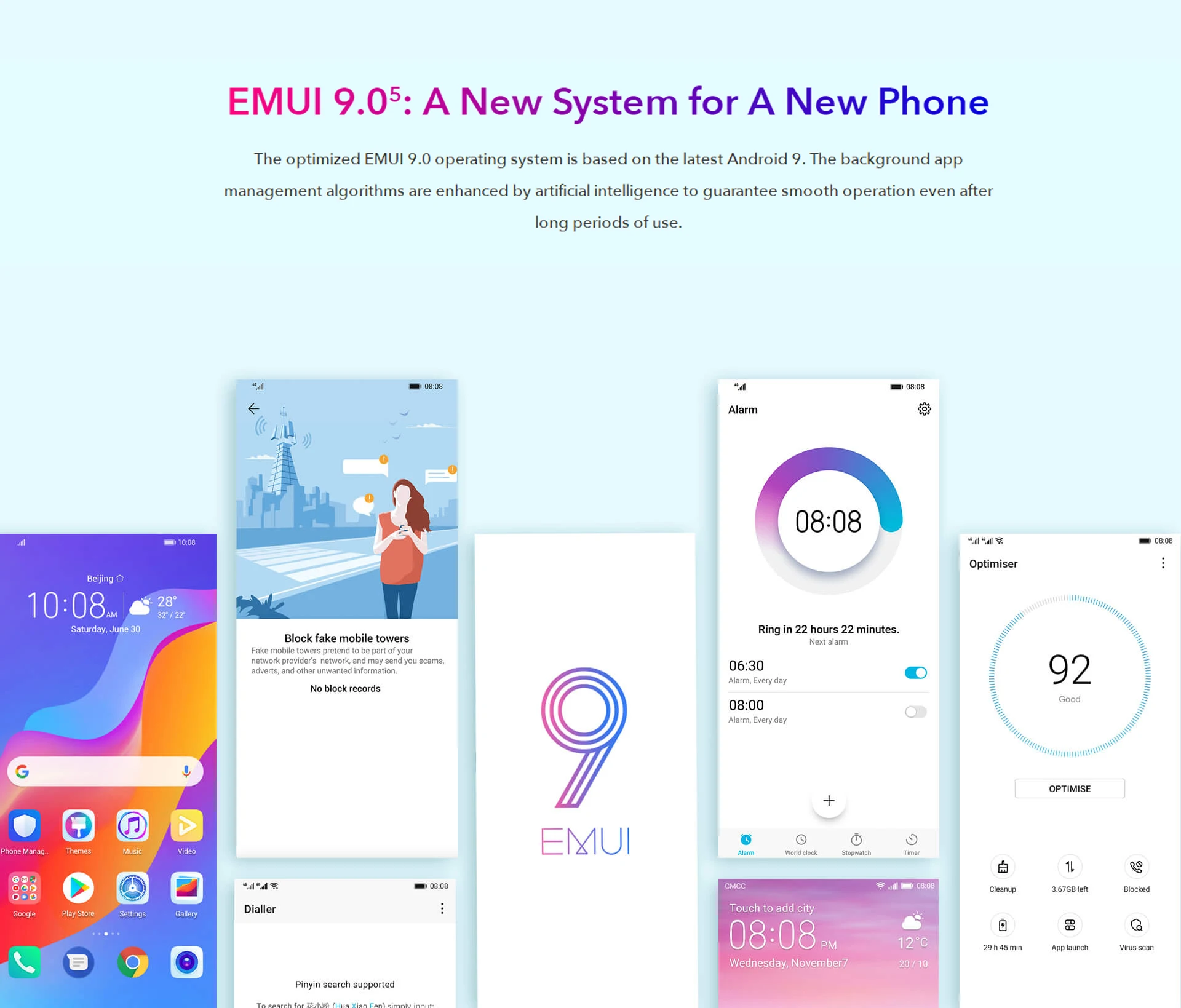 Оригинальная глобальная версия Honor 8S 32GB rom 2GB ram 5,71 ''дисплей FullView Dewdrop MT6761 четырехъядерный 13 МП камера заднего вида мобильный телефон