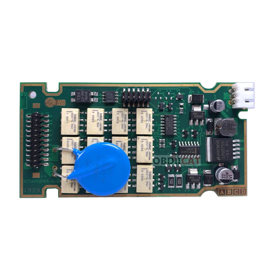 Горячая продажа Lexia3 V7.83 прошивка 921815C золотой PCB PP2000 с Diagbox версия V7.83|Считыватели