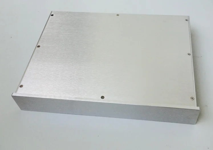 Full aluminum DIY 4307B power amplifier chassis silver psu enclosure HIFI preamp box dac case 430*70*308mm