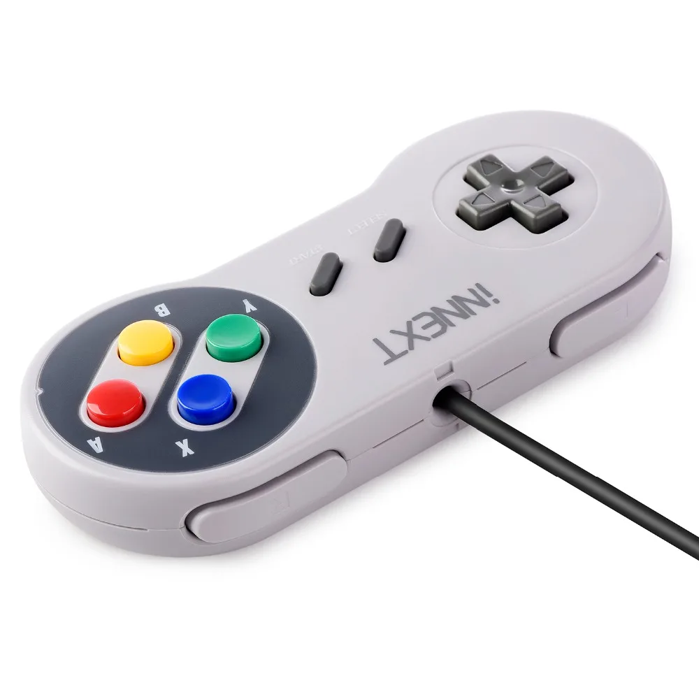 USB игровой контроллер Joypad проводной джойстик контроллер красочный геймпад для ретро SNES игровой коврик для Windows PC MAC