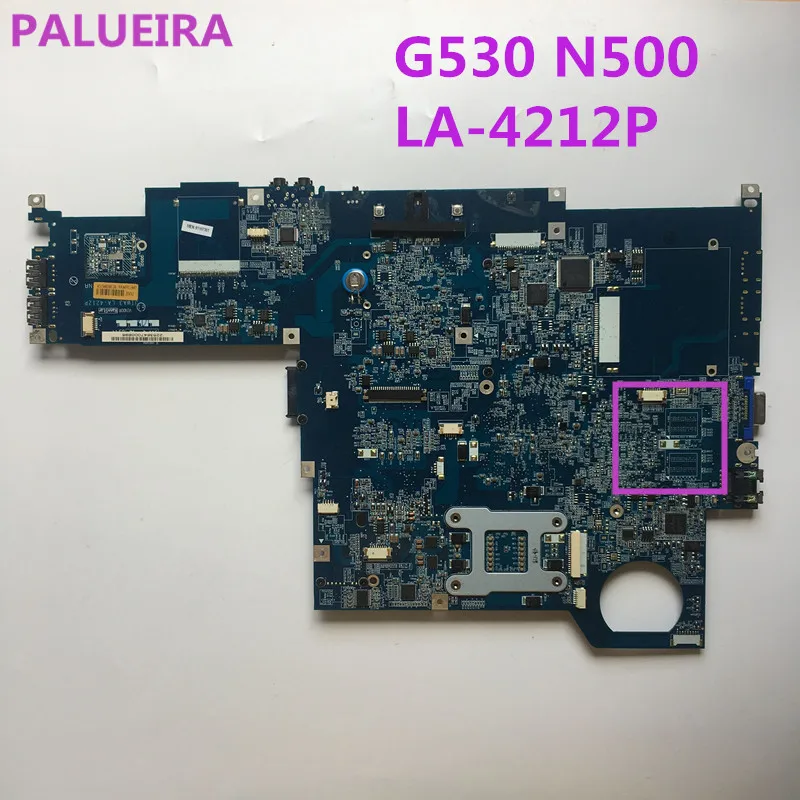 Материнская плата PALUBEIRA для lenovo G530 N500 материнская ноутбука placa principal JIWA3 модель GL40