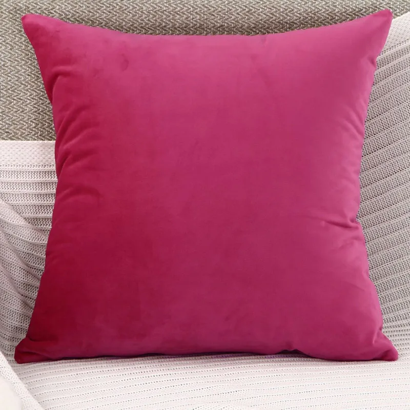 

Luxury 40x40cm Velvet Cushion Cove Soft Decorative Pillows Throw Pillow Case Home Decor Pillowcase Backrest Sofa Seat Cushions