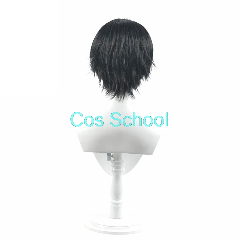 Cos School Kibutsuji Muzan, шляпы для косплея, Demon Slayer, Kimetsu no Yaiba, парики для косплея, Muzan Kibutsuji, парик и шляпа, аниме, аксессуары
