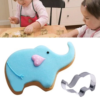 

Creative Stainless Steel Cookie Cutters 3D Cake Biscuit Cookie Mold Fondant Cutter DIY Baking Gadgets Cake Decorating Tools New