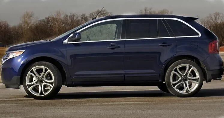 Автомобильный Стайлинг из нержавеющей стали оконная стойка отделка для Ford Edge 2010 2011 2012 2013
