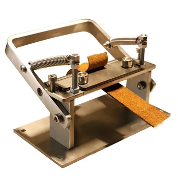 

Stainless Steel Craft Leather Thinning Machine DIY Manual Cutting Peeler Tools