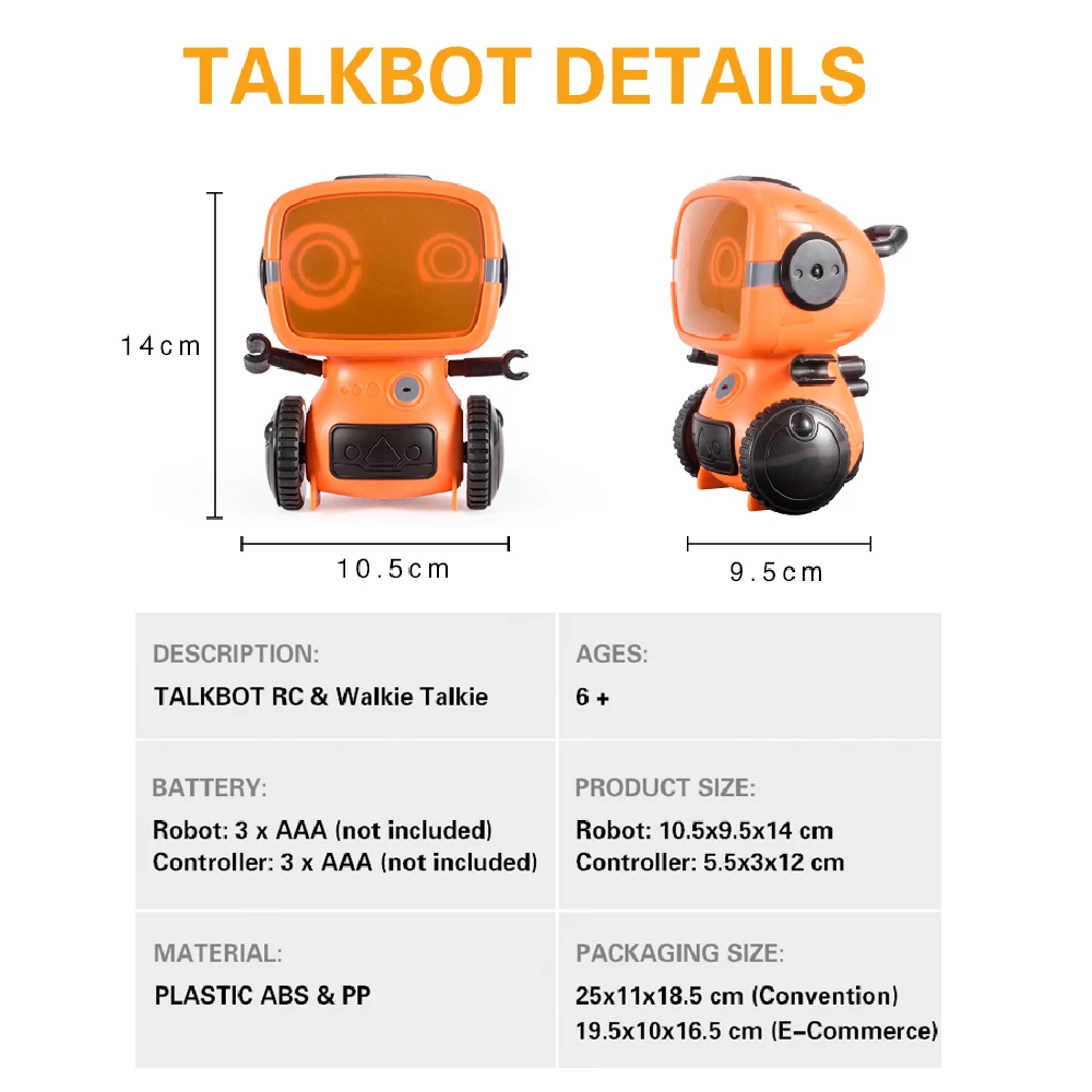 Máquina de Toque Inteligente Robô Talkbot Educação Precoce Andando Dança Disse Escorregadio Talkie Controle Remoto Brinquedo Presente rc 10 de toque andando dança disse escorregadio talkie