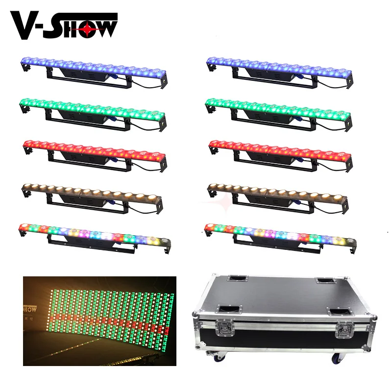 10 шт. с F светильник светодиодный настенный 14X3 Вт 2в1 волшебный Dj бар Led Dmx диско